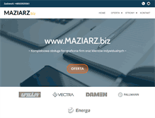 Tablet Screenshot of maziarz.biz